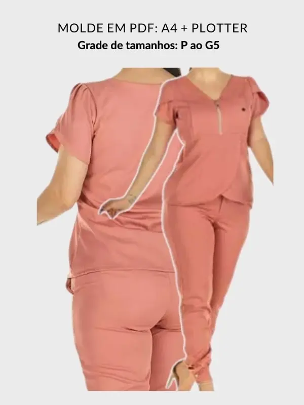molde pijama cirúrgico Ivanir