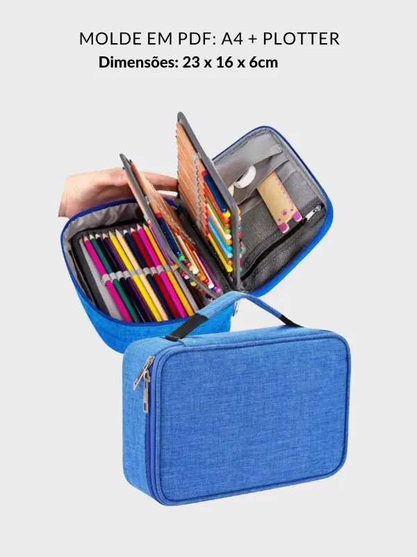 Molde mini bolsa estojo