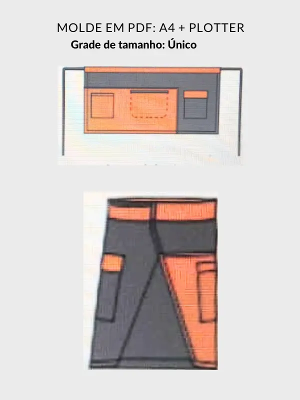 Molde avental Ajustável