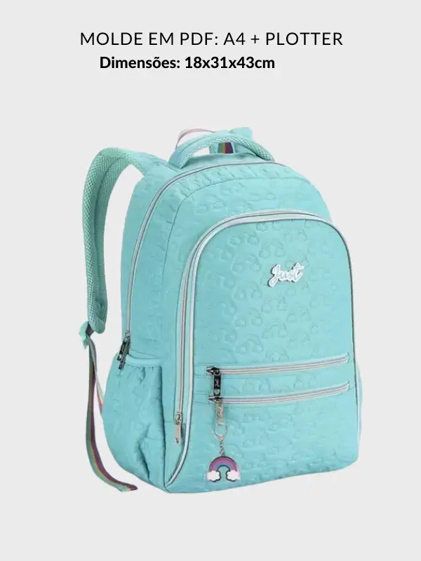 Molde mochila adulto