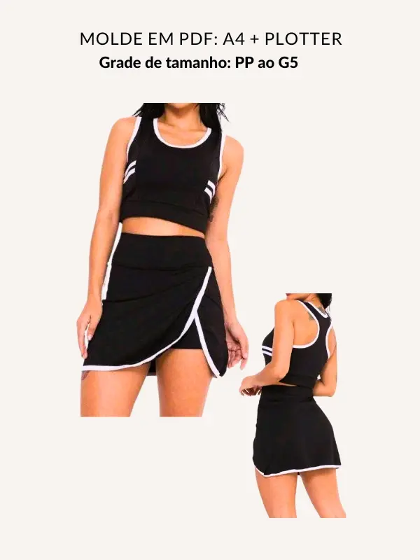Molde conjunto fitness Paola