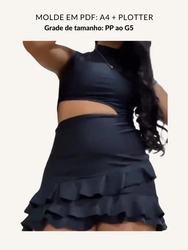 Molde vestido Camila