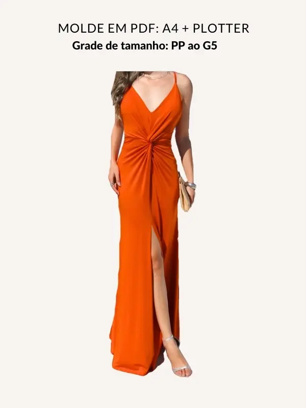 Molde vestido Laiane