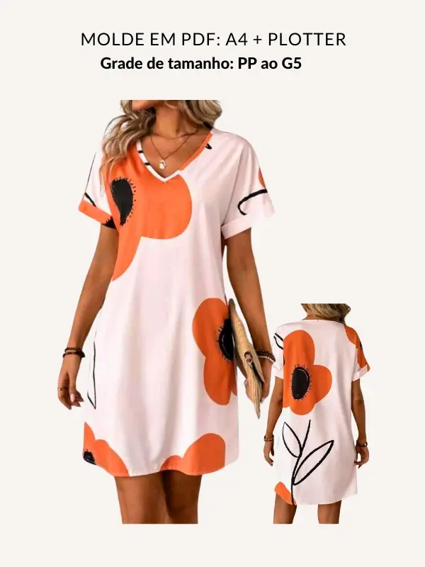 Molde vestido Paula