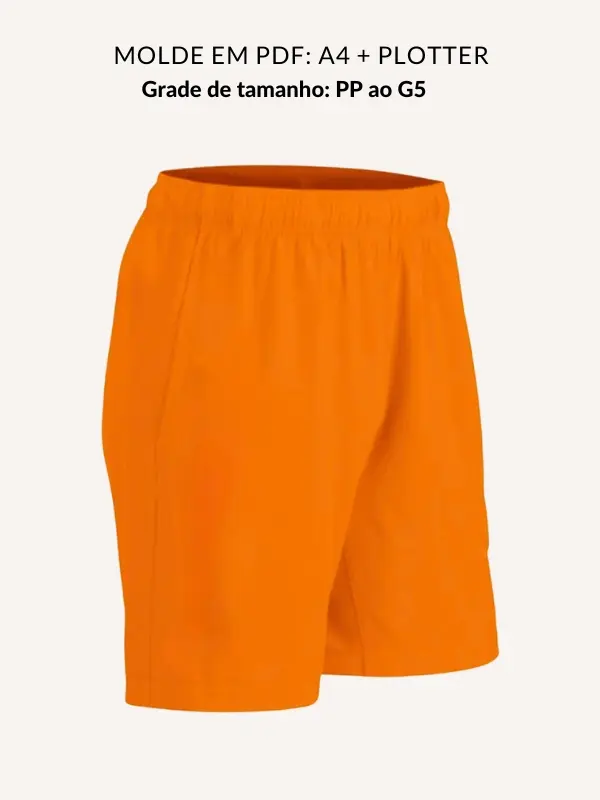 Molde calçao masculino