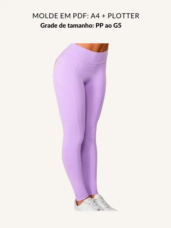 Molde calça legging