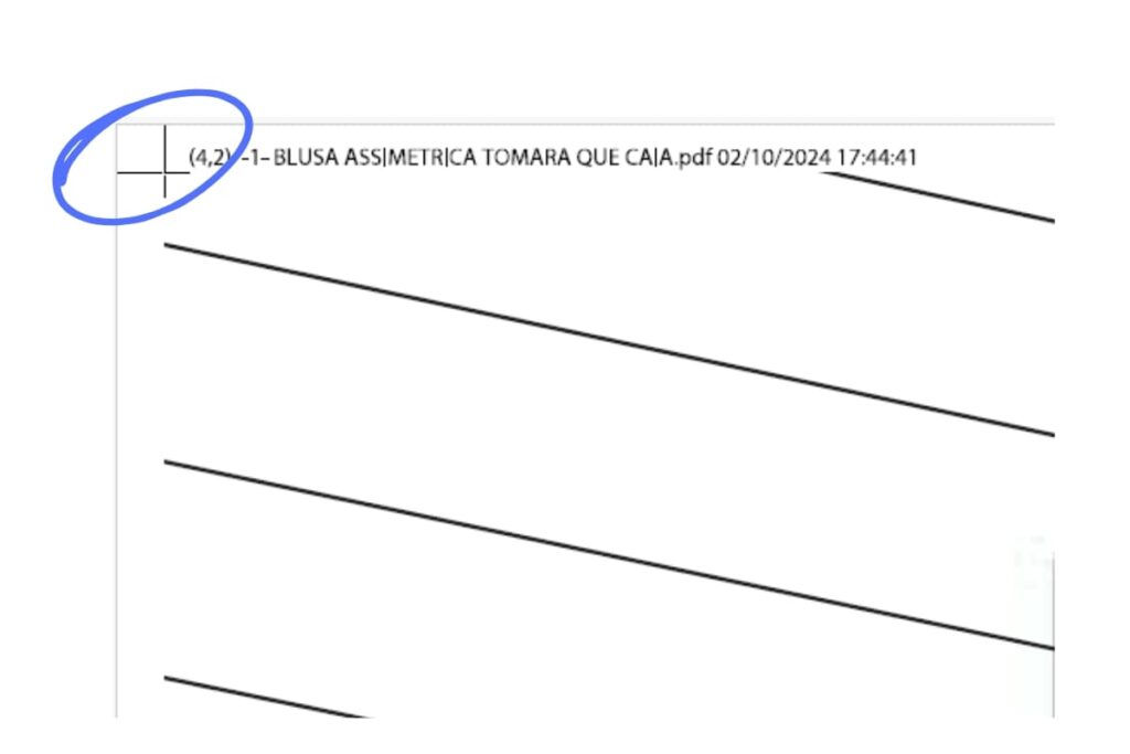 símbolo das folhas A4 para montar modelagem