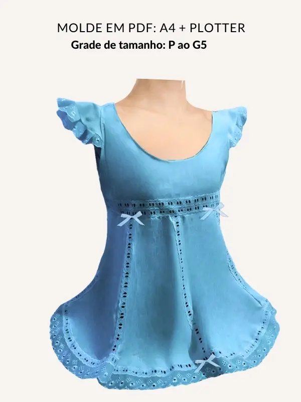 Molde bata religião