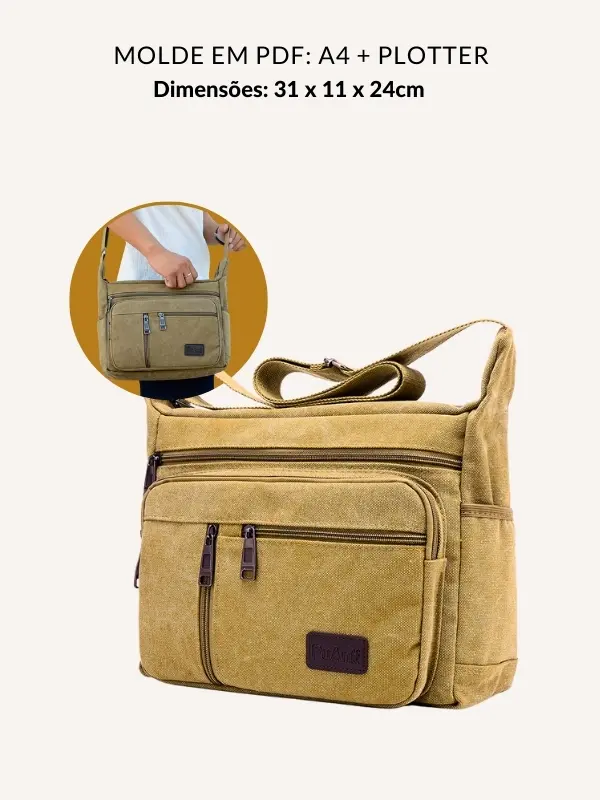 Molde bolsa transversal