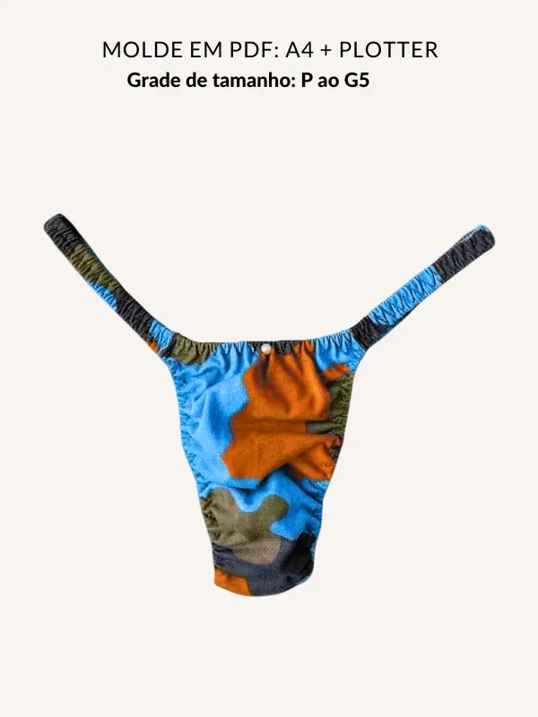 Molde tanga com elástico