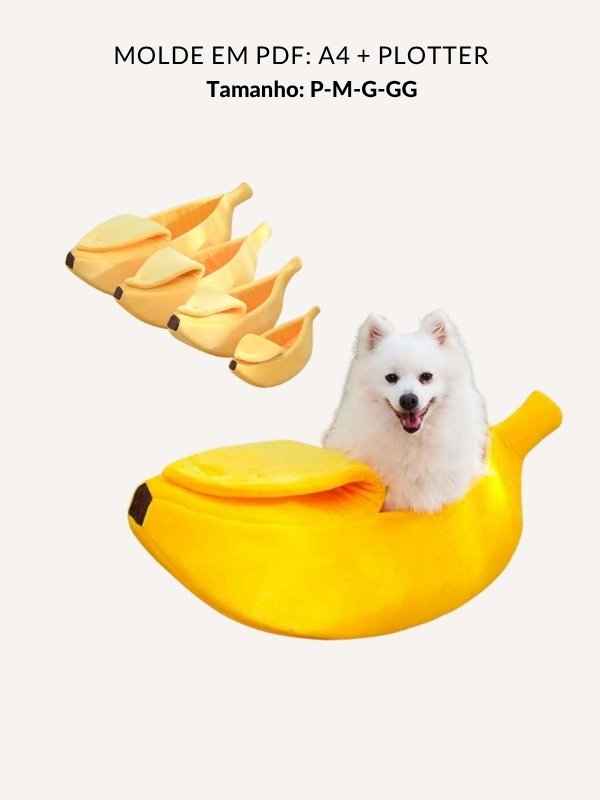 Molde caminha pet banana