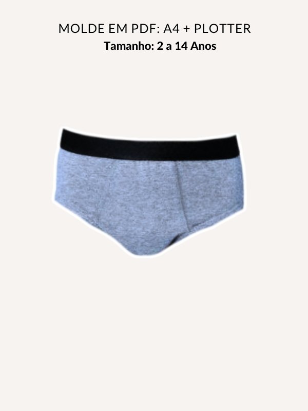 Molde cueca infantil