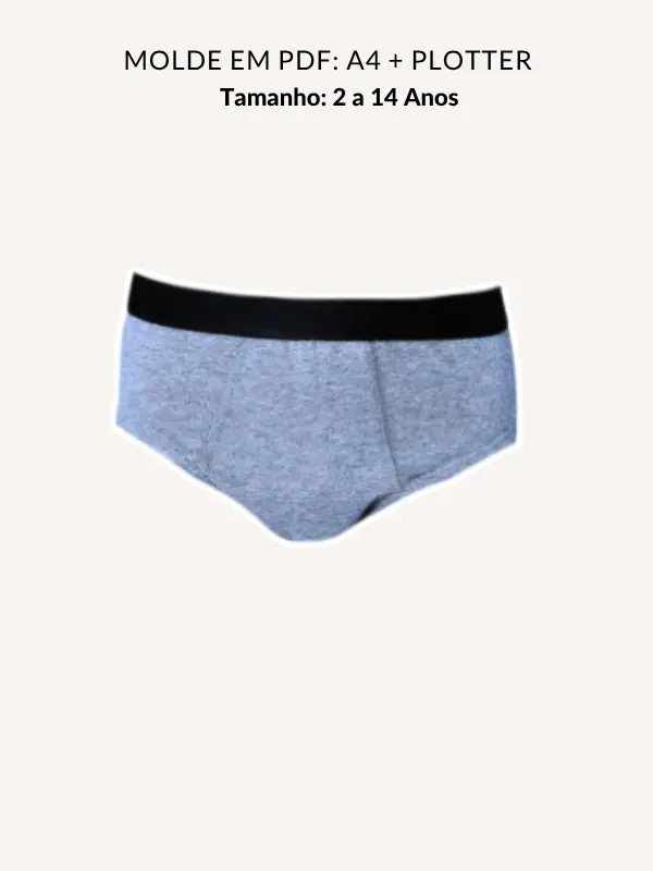 Molde cueca infantil
