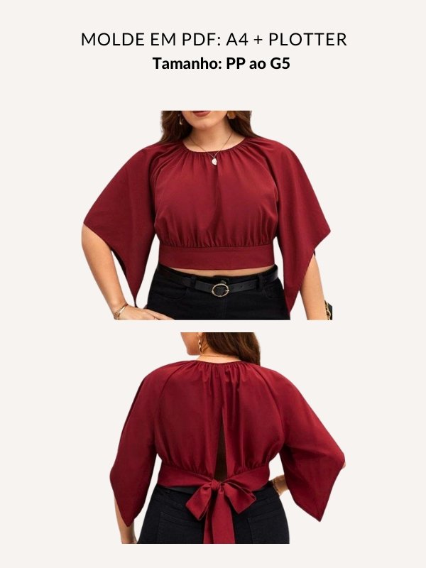 Molde blusa Ana